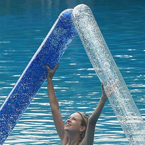 Great For Summer Time Fun In The Pool Or Lake. Pool Candy Confetti Glitter Pool Tubes And Noodles Silver Glitter 