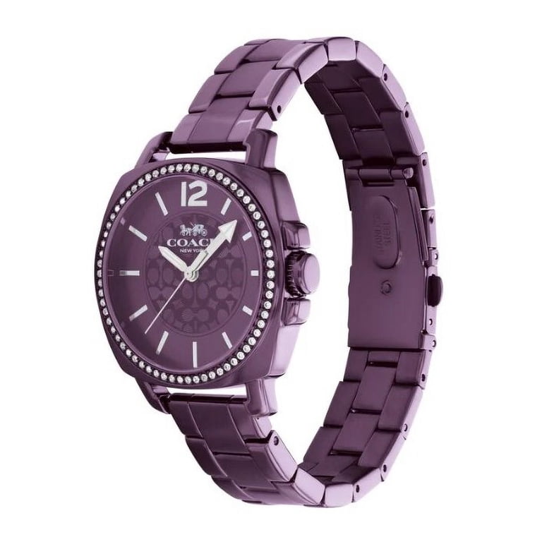 Brand New Plum Color Coach Watch Perry Watch, 36 Mm | COACH® main image 2