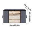 thumbnail image 2 of Summer Savings Qaailabf Household Clothing Storage Bag, Non-woven Fabric Bag, Wardrobe, Cotton Quilt Storage Bag, Transparent Storage Box, 2 of 2