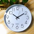 thumbnail image 4 of 12 Inch Clock Clock Wall Clock Factory Wholesale Quartz Clock Modern Simple Plastic Living Room Digital Clock Home Decor, 4 of 5