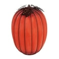 thumbnail image 3 of Evergreen LED Battery Operated Glass Pumpkin, Set of 2, Orange Mist Finish, 11.8'' x 3.5'' x 3.5'' inches, 3 of 3