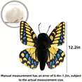 thumbnail image 3 of Realistic Butterfly Plush Doll - Simulated Butterfly Stuffed Animal Toy for Sofa Bedroom Decor Gift, 3 of 6