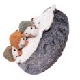 thumbnail image 3 of Peluche Manhattan Toy amamantando a Nissa Hedgehog con bebés, 3 of 5