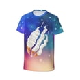 thumbnail image 4 of Prestonplayz Ice Cream Boys Girls T Shirt Kids Short Sleeve Crewneck 3d Printed Graphic Shirts For Kids Youth X-Large, 4 of 7