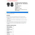 thumbnail image 2 of Front Upper Control Arm Bushing Kit 2 - Compatible with 1963 - 1982 Chevy Corvette 1964 1965 1966 1967 1968 1969 1970 1971 1972 1973 1974 1975 1976 1977 1978 1979 1980 1981, 2 of 2
