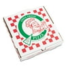 PIZZA Box Corrugated Kraft Pizza Boxes, E-Flute, 10" Pizza, 10 x 10 x 1.75, White, 50/Bundle -BOXPZCORE10