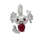 thumbnail image 1 of Collar con Dije de Ajolote Corazón Rojo 100% Plata Fina .925, 1 of 4