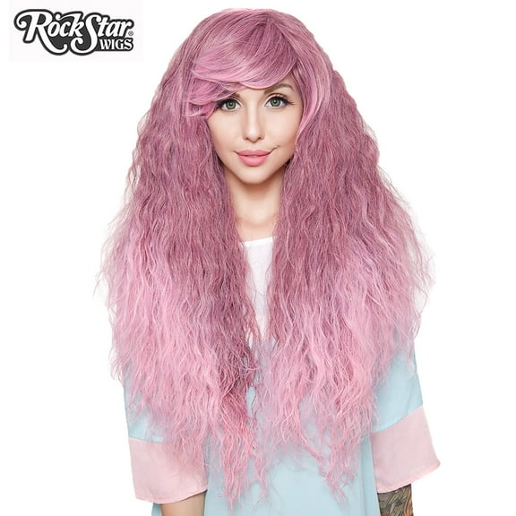 Adult size RockStar Gothic Lolita Wigs Rhapsody Collection -Rose Fade 00113