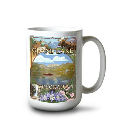 

15 fl oz Ceramic Mug Grand Lake Colorado Views Dishwasher & Microwave Safe