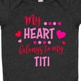 thumbnail image 4 of Inktastic My Heart Belongs to My Titi Boys or Girls Baby Bodysuit, 4 of 5