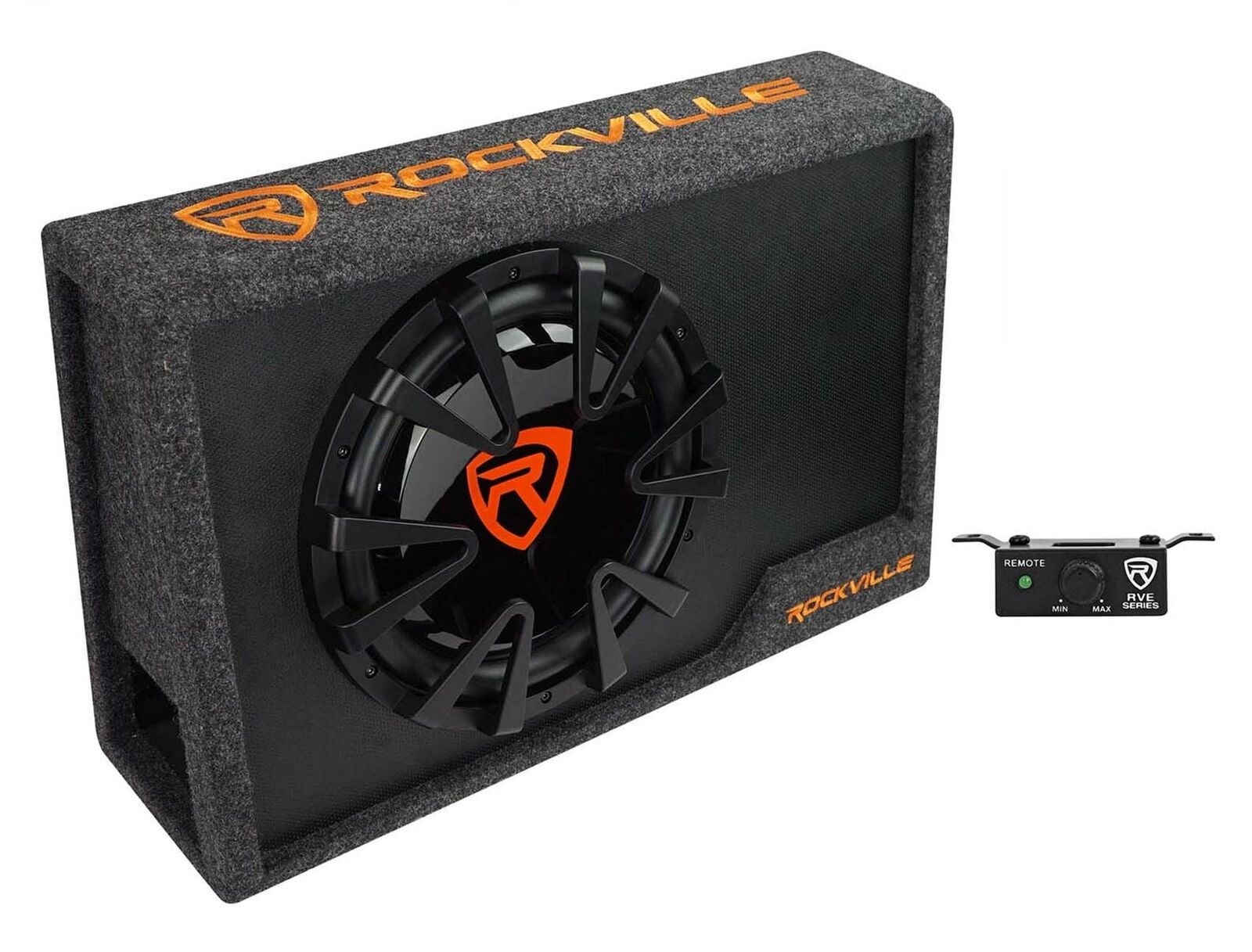 Rockville 12" UnderSeat Active Vented Subwoofer For 2015up Chevy