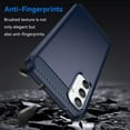 thumbnail image 3 of for Samsung Galaxy A34 5G case, Galaxy A34 Phone case with HD Screen Protector, Fashion Shock-Absorption Flexible TPU Bumper Soft Rubber Protective Phone Case Cove for Samsung Galaxy A34 5G, Navy Blue, 3 of 16