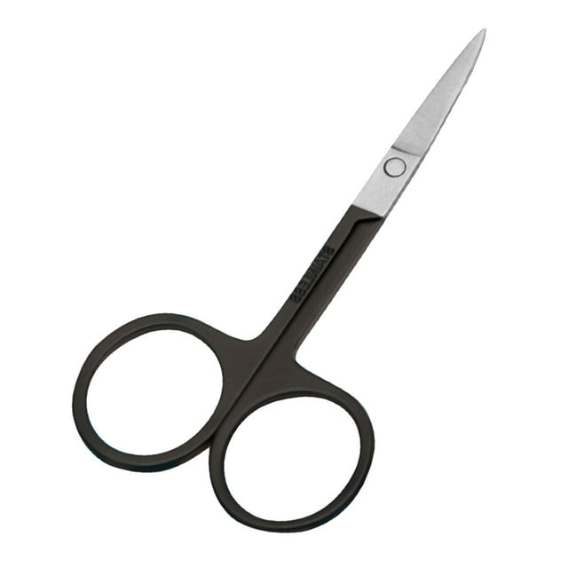 Beauty Tools Curved Round Facial Hair Scissors Beard Nose Beard Trimming Scissors Use For Eyebrows Eyelashes Ear Hair Stainless Steel, Beauty Tools for Women