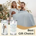 thumbnail image 2 of 20oz Insulated Wedding Tumbler Stainless Steel Water Bottle Anniversary Gift for Her Perfect for Wife, Bride, Best Friends, Husband, 2 of 6