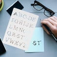thumbnail image 2 of HOMEMAXS 3pcs Hollow Lettering Painting Stencils English Letter Stencils Hollow Stencil Kit for Painting, 2 of 8