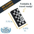 thumbnail image 3 of WE Games Foldable Travel Magnetic Checkers Set - 7.75 Inches, 3 of 5