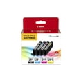 thumbnail image 2 of Canon CLI-281 BKCMY Combo 4-Pack of Black, Cyan, Magenta, and Yellow Ink Tanks for Select PIXMA TR, TS Series Printers, 2 of 10