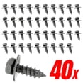 thumbnail image 6 of Mean Mug Auto 71315-881919A 40x Hex Head Sems Self-Tapping Screw M6.3-1.81 x 16mm (#14 x 5/8") Replaces OEM 11500994 Fit for GM Fits select: 1990-2021 FORD F150, 1999-2021 CHEVROLET SILVERADO, 6 of 6