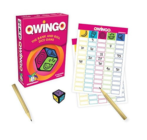 Gamewright Qwingo The Rank & Roll Dice Game 3 Pack