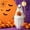 White/#9, variant on Swinging Ghost Outdoor Decor, 124 x 13 Inch Large Hanging Swing Ghost with Remote Control Halloween Decor with String Lights, Spooky Cute Ghosts Decorations for Front Porch Yard Tree