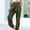 Army Green, variant on PATLOLLAV Womens Ladys Casual High Waist Loose Pants Comfy Stretch Solid Sweatpants Pants
