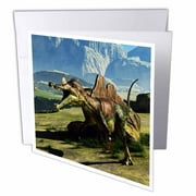 3dRose, Ichthyovenator is a spinosaurid theropod dinosaur, 12 Greeting Cards with envelopes