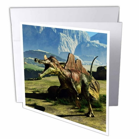 3dRose, Ichthyovenator is a spinosaurid theropod dinosaur, 12 Greeting Cards with envelopes