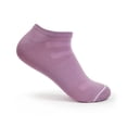 thumbnail image 6 of Fruit of the Loom Beyond Soft No Show Socks for Women, Purple Assorted, Sizes 4-10 (6-Pack), 6 of 10
