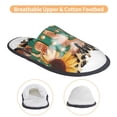 thumbnail image 3 of Fotbe Happy Fall Y'All Pantuflas Peludas para Mujer con Estampado, Zapatillas de Peluche, Zapatos de Invierno para Casa, Uso Interior y Exterior-Medium, 3 of 8