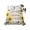 Yellow, variant on King Flat Sheet Only Red Strawberry Litter Flower Leaves on Black Soft Microfiber Cooling Bedding Sheets Summer Fruit Flat Bed Sheet