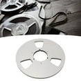 thumbnail image 4 of 1/4 10 Inch Empty Tape Reel, Universal Easy Use Empty Disc Opening Machine Parts Aluminum Alloy Recording Tape Reel  For Reel Tape Recorder Accessory Silver,Black, 4 of 8