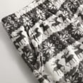 thumbnail image 6 of Women's Christmas Flannel Pajamas Pants Fleece Lined Print Elastic Waist Sleepwear with Pockets Gray-1 L, 6 of 8