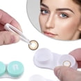 thumbnail image 4 of cauyuan Contact Lens Case Portable Travel Box with Mirror Tweezers Remover Tool Solution Bottle, 4 of 7