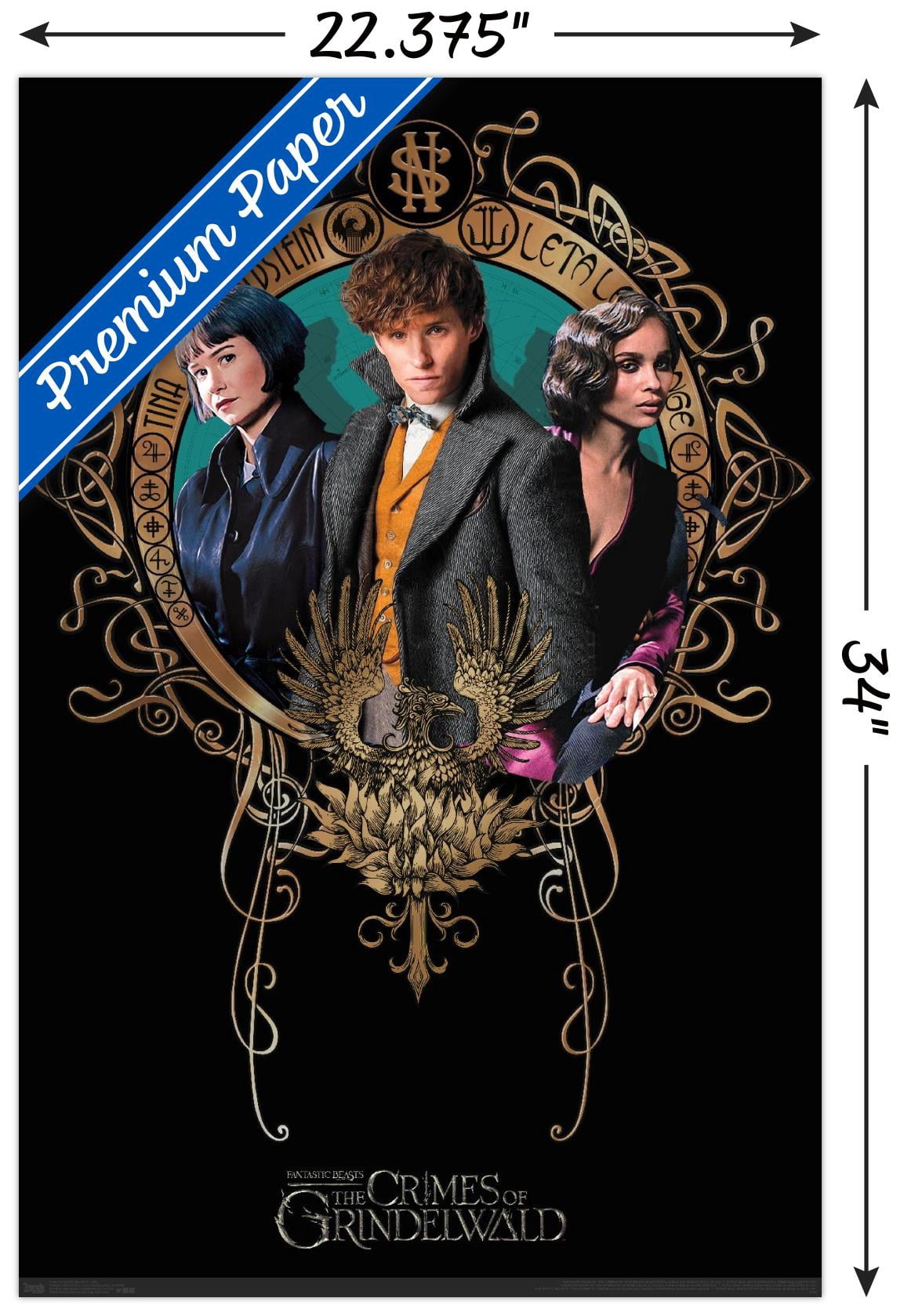 Fantastic Beasts: Crimes Of Grindelwald - Trio Wall Poster, 22.375" x 34"