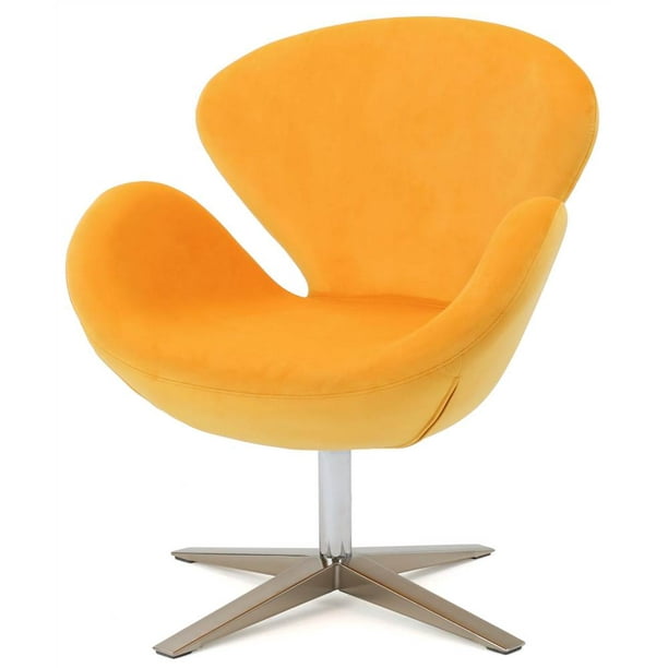 Swivel Chair in Orange