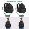 thumbnail image 3 of Mochila Mancro para Pañales Negra de Gran Capacidad Resistente al Agua, 3 of 7