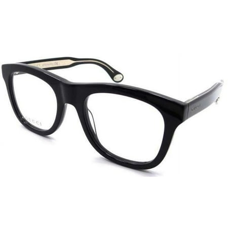 NEW Gucci GG0480O 001 Black Eyeglasses 53mm with Gucci Case