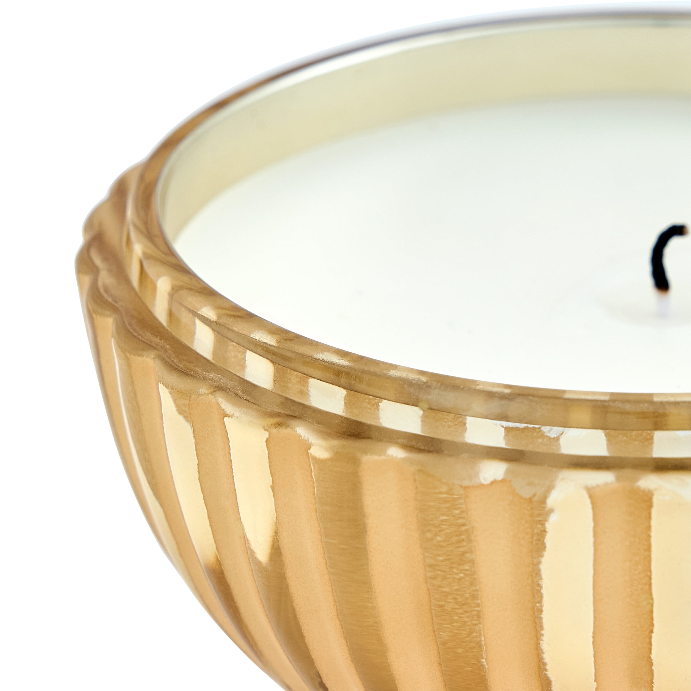 Better Homes & Gardens Toffee and Teak Scented 1-Wick Glass Jar Candle, 6 oz