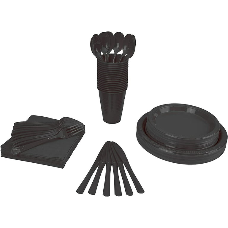 Solid Color - Disposable Party Plasticware - Party Tableware