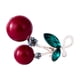 thumbnail image 2 of Broche de cereza jinwen Perla sintética Sombrero pin Clips rojo, 2 of 7