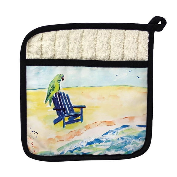 Betsy Drake Interiors Parrot Pot Holder