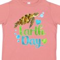 thumbnail image 4 of Inktastic Earth Day Sea Turtle and Hearts Boys or Girls Toddler T-Shirt, 4 of 5
