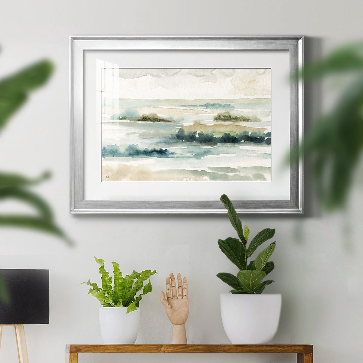 Pastel Panorama Premium Framed Print - Ready to Hang