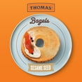 thumbnail image 3 of Thomas' Sesame Seed Bagels, 6 Count, 20 oz Bag, 3 of 7