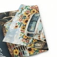 thumbnail image 6 of PHYHOO Fall Garden Flags Double Sided, Welcome Truck with Flowers Small Yard Flag Seasonal Decorations for Outdoor White, 6 of 6