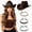 Brown 3 hat band, variant on WoWstyle Cowboy Hat for Adult Men Women Cowgirl Hat with Adjustable Leather Hat Band Western Cattleman Cow Boy Rodeo Outfit(Black)