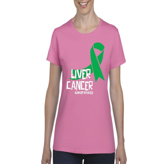 NIB - Women's T-Shirt Short Sleeve - Liver Cancer