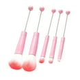 thumbnail image 2 of Juego de brochas de maquillaje Yinane con cuentas rosa multifuncionales, 2 of 8