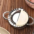 thumbnail image 2 of New Stainless Steel Ravioli Mould Dumpling Maker Wrapper Pierogie Pie Crimper Pastry Dough Press Cutter Kitchen Gadgets (Round Handle), 2 of 5