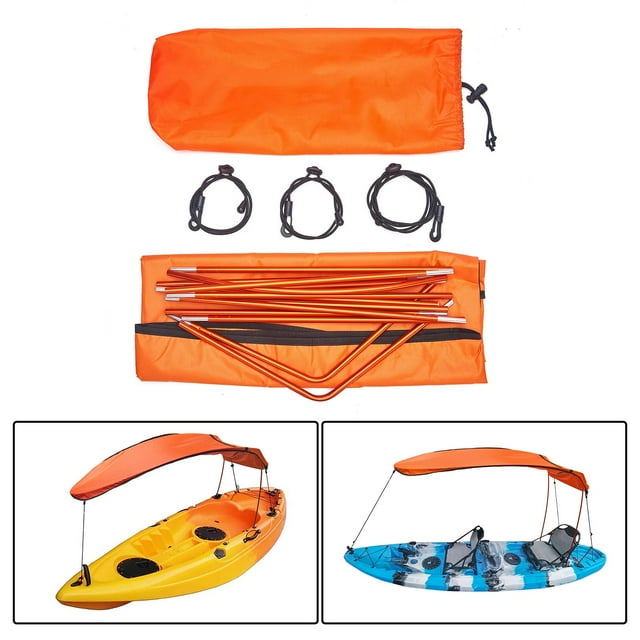 Cubierta de Toldo shamjiam Refugio solar para kayak Naranja